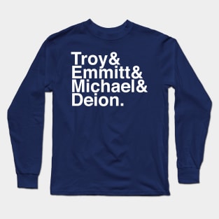 Troy & Emmitt & Michael & Deion Long Sleeve T-Shirt